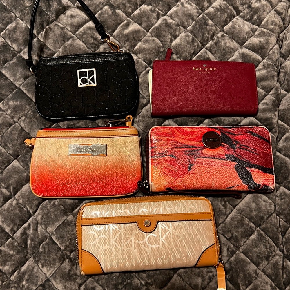 Various wallets - great brands!